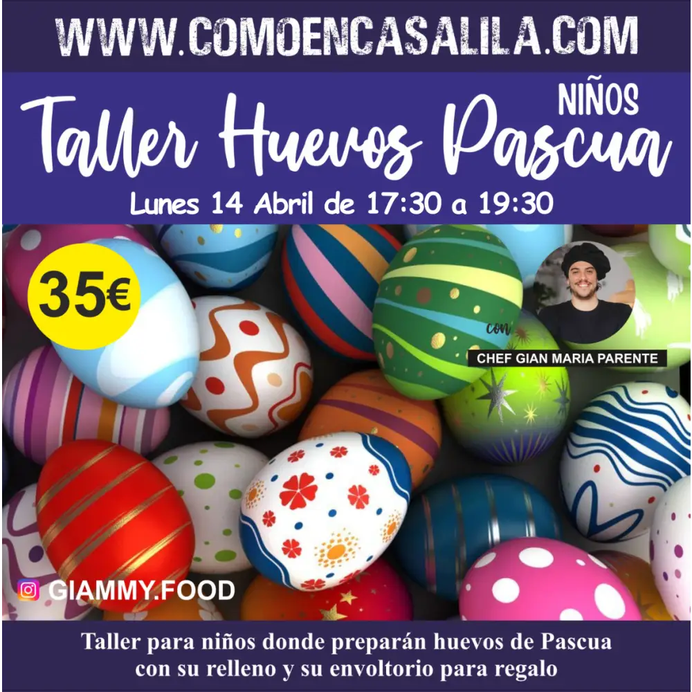 Taller Huevos de Pascua Niños