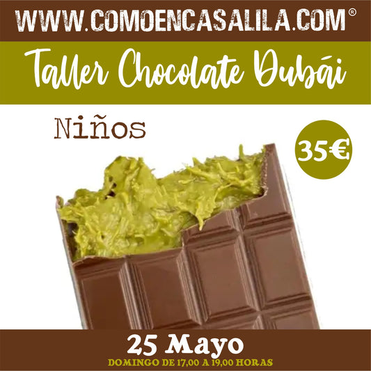 Taller Chocolate Dubái Niños