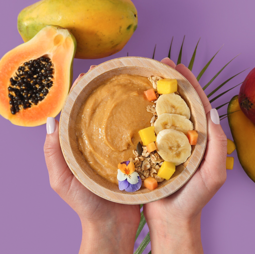 Smoothie Bowl Premix - Plátano papaya y sabor a mango