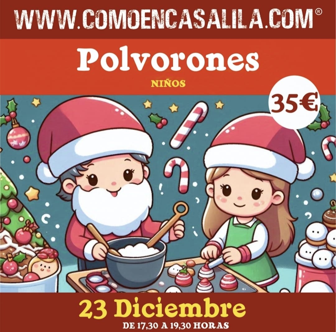 Taller Polvorones Niños