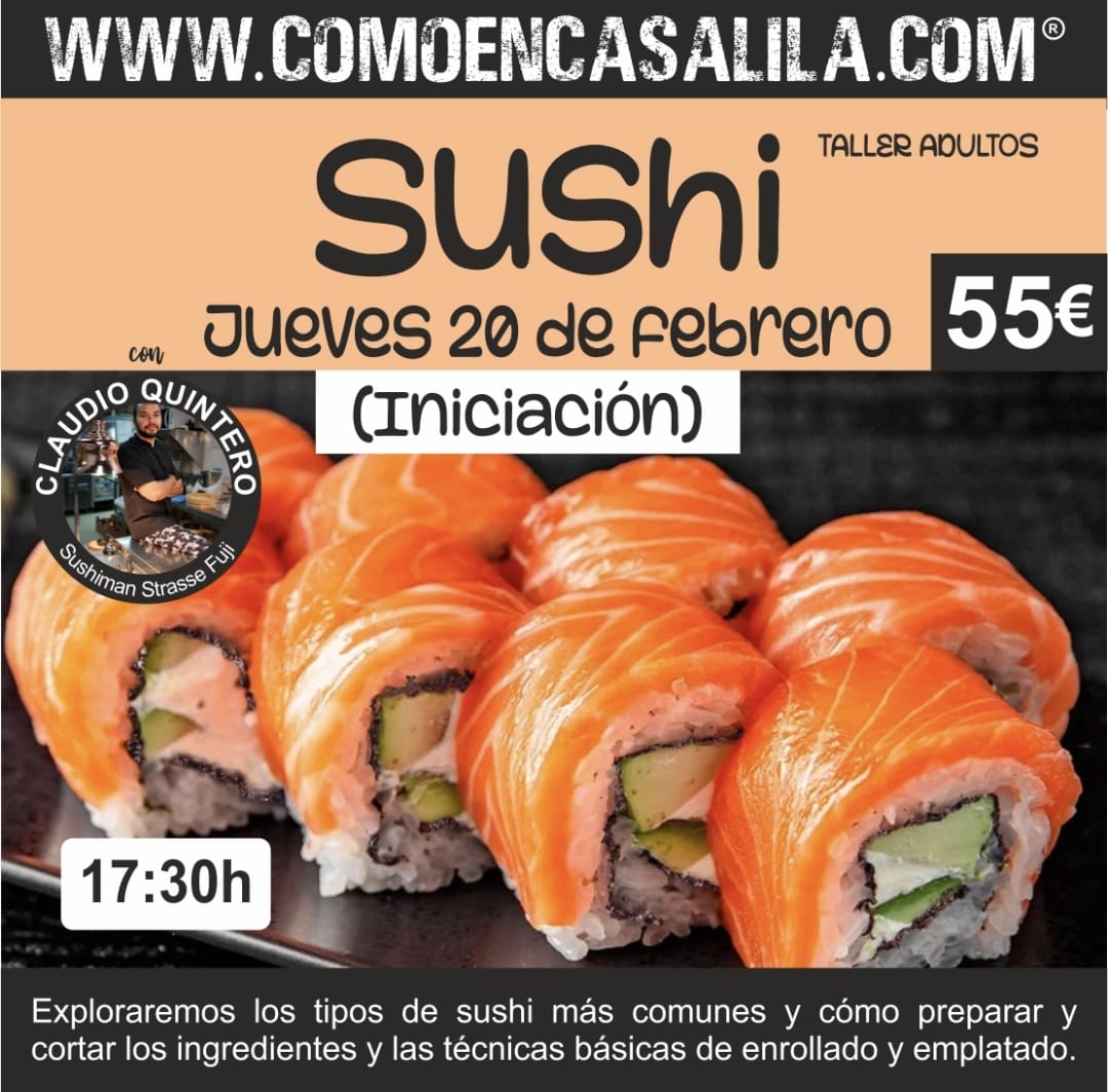 Taller Sushi Adultos