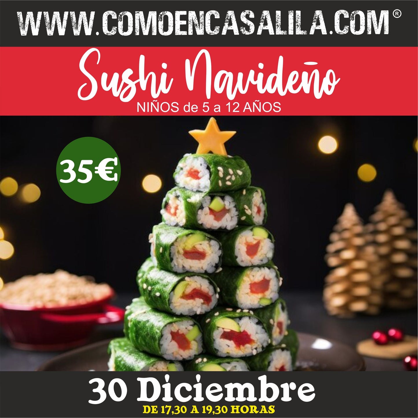 Taller Sushi Niños